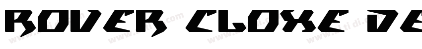 ROVER CLOXE DEMO字体转换